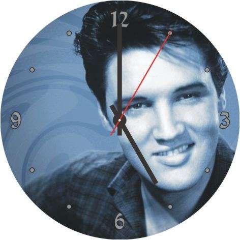 Elvis CD Clock