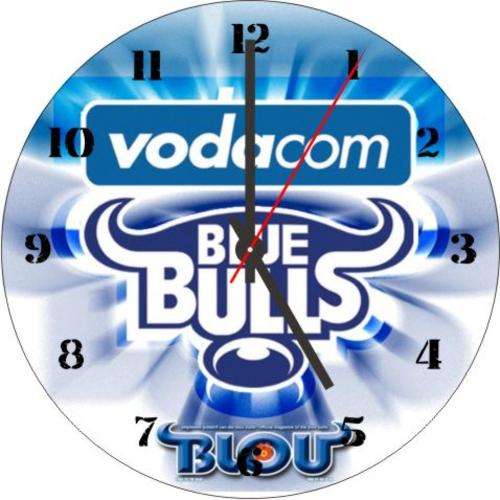 Blue Bulls CD Clock