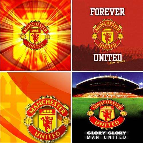 Manchester United Magnetic Coaster Set (4 pc)