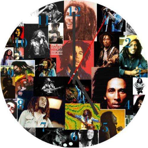 Bob Marley CD Clock
