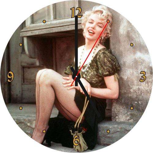 Marilyn Monroe CD Clock