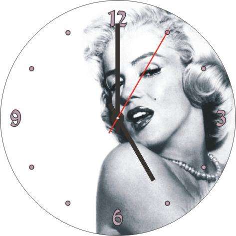 Marilyn Monroe CD Clock