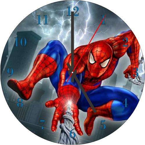Spiderman CD Clock