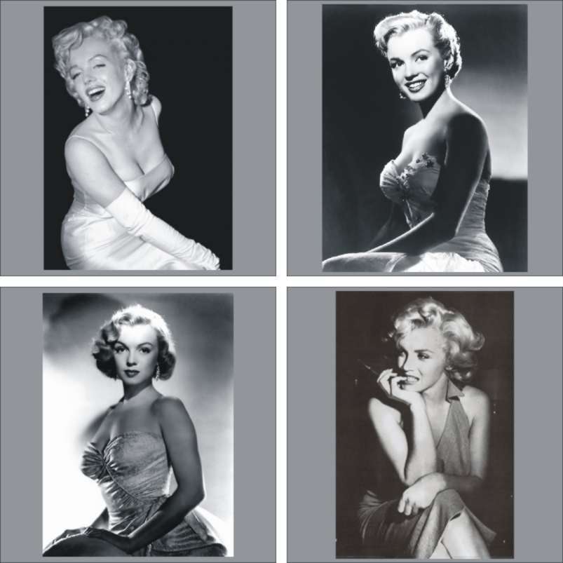Marilyn Monroe Magnetic Coaster Set (4 pc)
