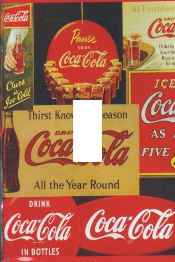 COCA COLA Light switch cover plate