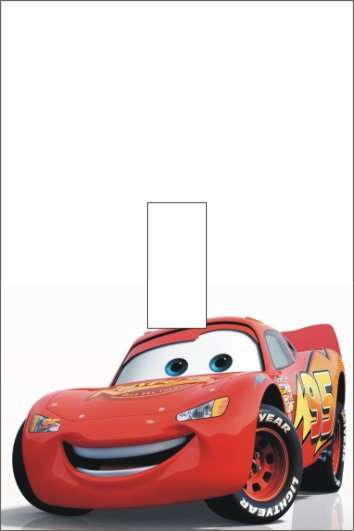 CARS Lightning Mcqueen Light Switch Cover Plate