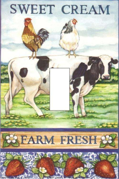 COW Light switch cover plate