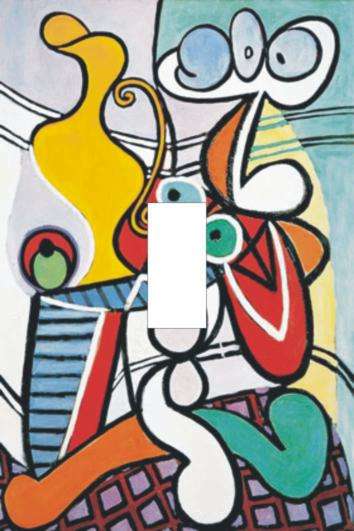 Picasso Light switch cover plate