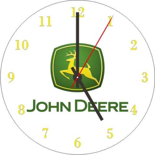 John Deere CD Clock