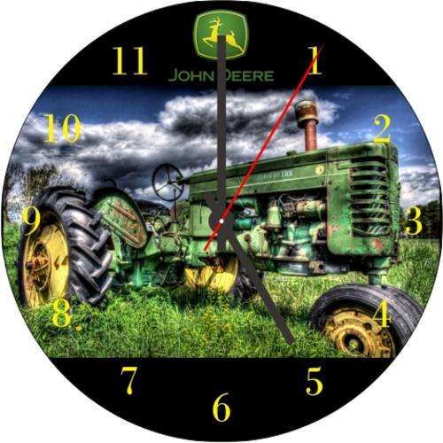 John Deere CD Clock