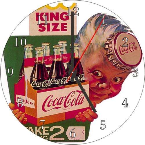 Coca Cola CD Clock