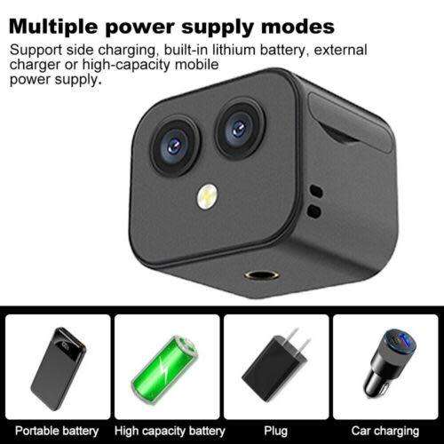 4K Dual Lens Wifi Camera 2-way Intercom Surveillance VCR