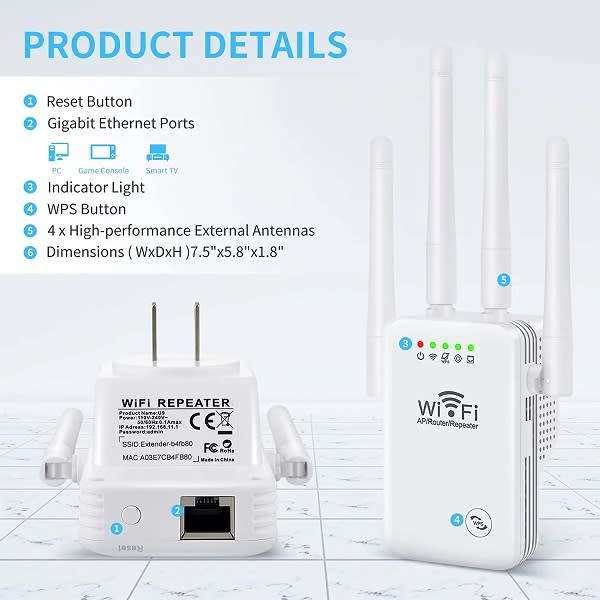 U9 Wireless Wifi Signal Booster Repeater 300mbps