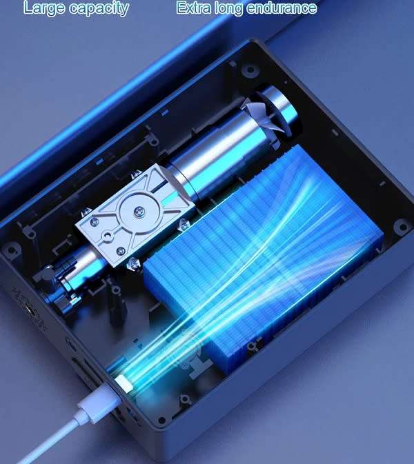 Wolulu AS-50961 1000A 12V Emergency Tyre Air Pump