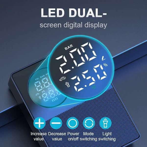 Wolulu AS-50961 1000A 12V Emergency Tyre Air Pump