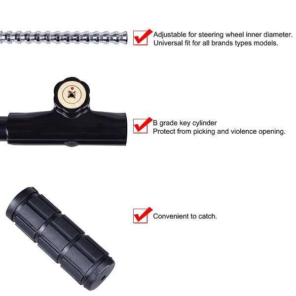 JG87 CQ Legend Anti-theft Steering Wheel Lock