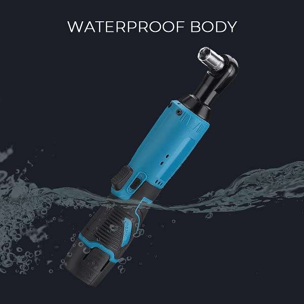 Cordless Electric Ratchet Wrench With 2 x 12V 4500mah Battery