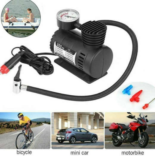 12V Car Electric Mini Air Compressor 300PSI