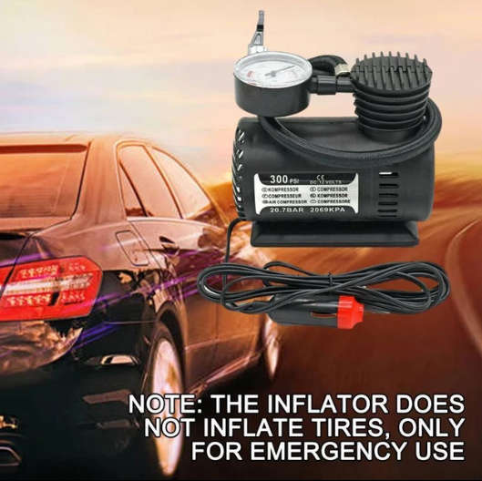 12V Car Electric Mini Air Compressor 300PSI