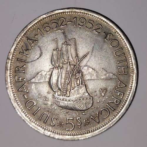 LOW START!!!1652 to 1952 5 shilling  King George