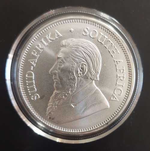 1 x 1/Oz Fine silver Kruger Rand!!! CAPSULED BU