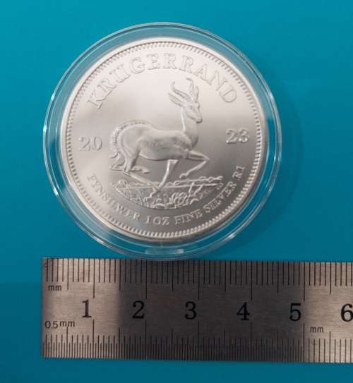 L@@K  1x 1/Oz Fine silver Kruger Rand!!! 2023 Brand new Silver Bullion