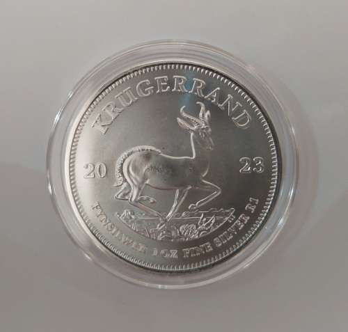 L@@K  1x 1/Oz Fine silver Kruger Rand!!! 2023 Brand new Silver Bullion