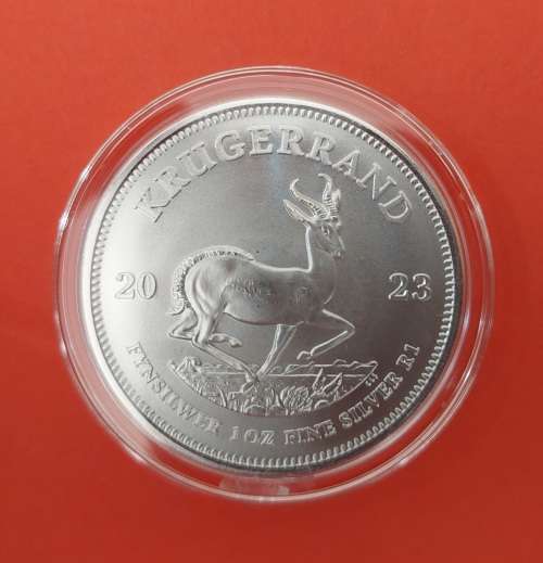 L@@K  1x 1/Oz Fine silver Kruger Rand!!! 2023 Brand new Silver Bullion