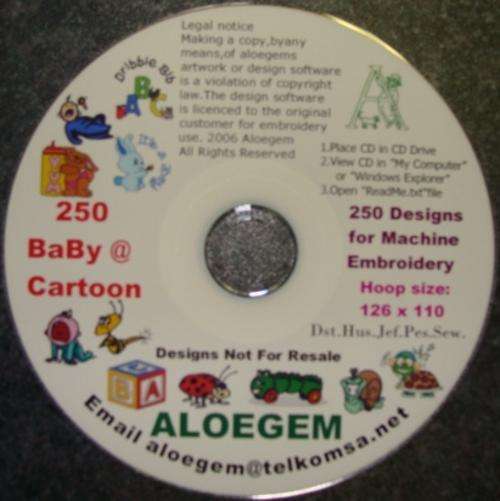 ## 250 Baby @ Cartoon Embroidery designs ##