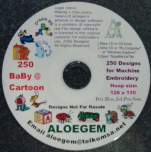 ##250 Baby @ Cartoon Embroidery Designs##