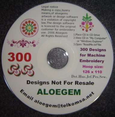 300 Embroidery designs