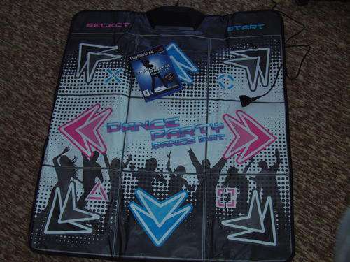 Sony Playstation 2 Dance Mat and Dance Party Club hits