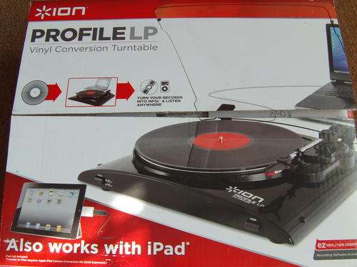 ION Audio Profile LP Vinyl-To-MP3 Turntable