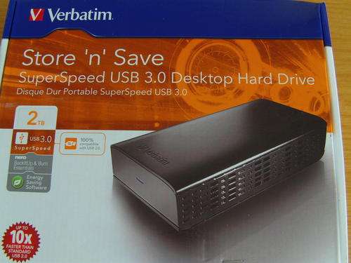 2 TB Verbatim Removable Harddrive