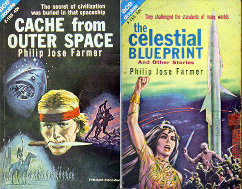 Cache from Outer Space/ The Celestial Blueprint by Philip Jose Farmer