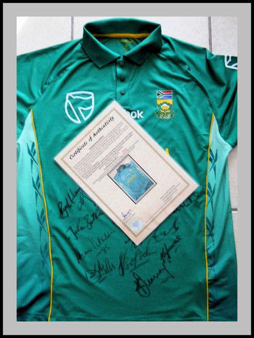 PROTEA PLAYER ISSUE SQUAD SIGNED SHIRT WITH COA