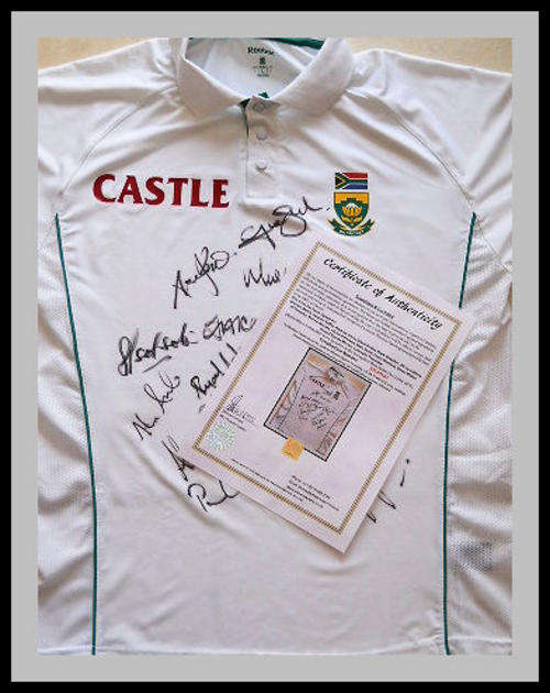 PROTEA SIGNED MATCH WORN SHIRT WITH CERTIFICATE OF AUTHENTICITY