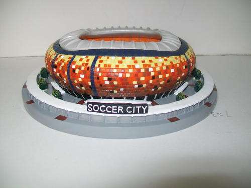 minature soccer city model stadiums