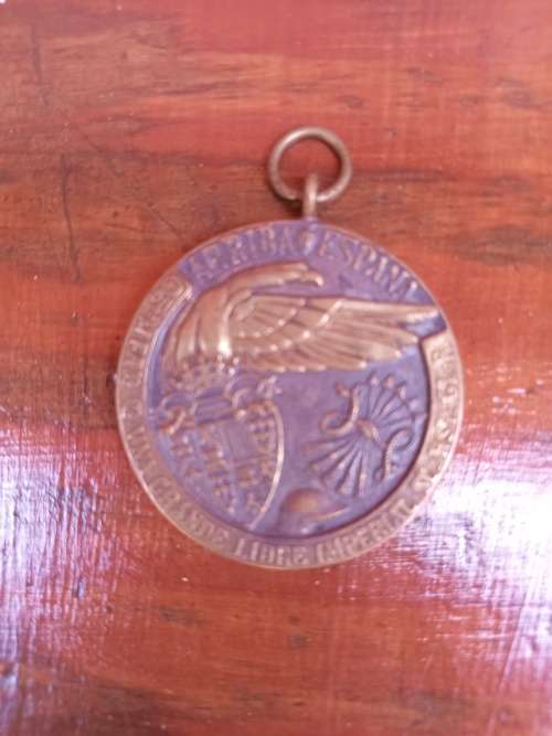 Medal from the 1936-1939 Campaign - ` Arriba Espana` - Spanish Civil War