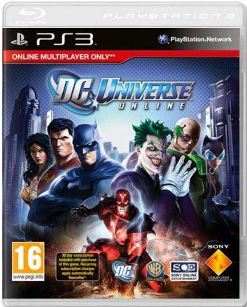 DC Universe Online (PS3)Online Gaming Internet Connection Required