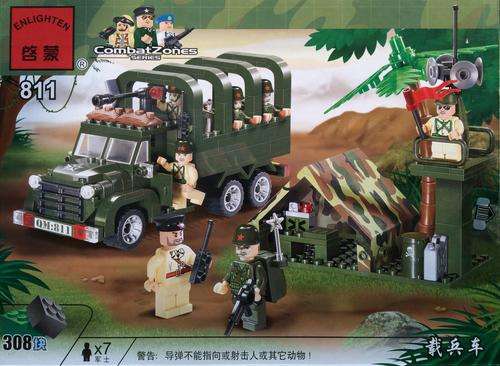 Enlighten Building Bricks - Truck and Tent