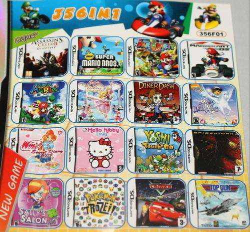 260 in 1 DS, DSi, DSi XL Nintendo Game Card FOR THE MARIO FANS ( SUPER Value ) With Latest Games