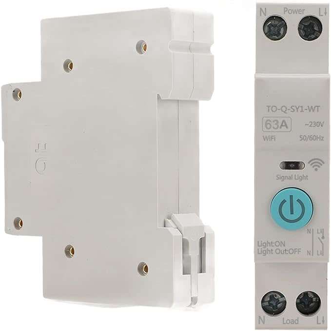 63A WiFi Circuit Breaker Works With Google Assistand and Amazon Alexa