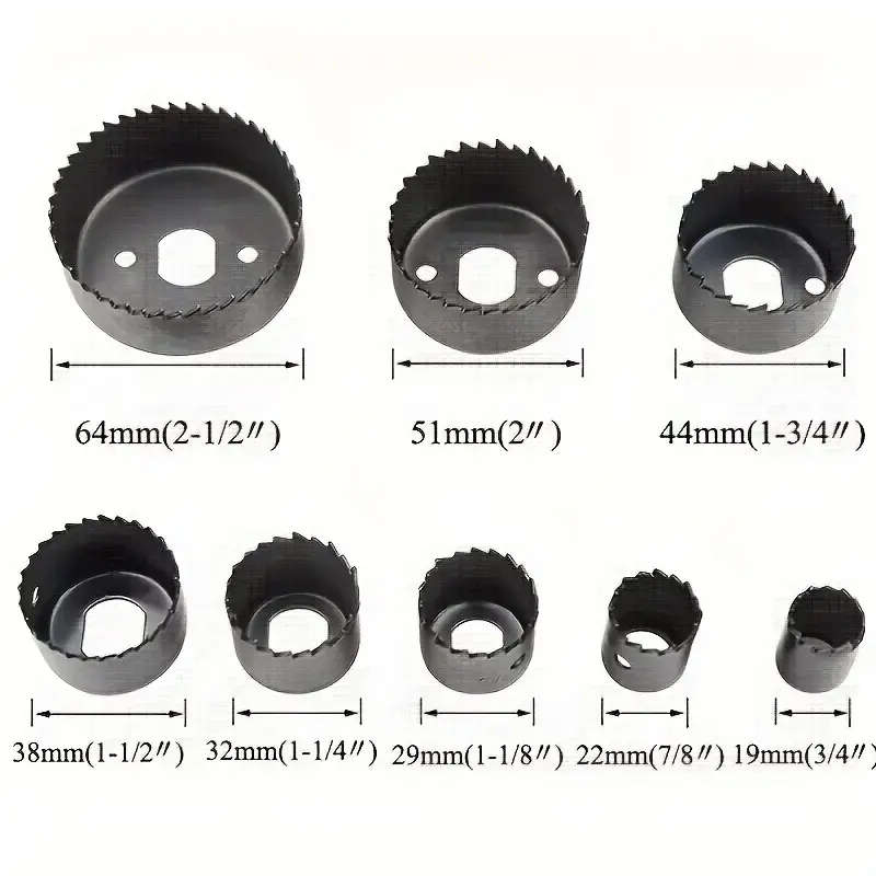11 Piece Hole Saw Kit