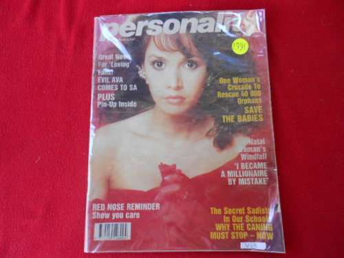 Vintage "Personality 25th Feb. 1991" magazine condition: fair
