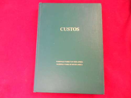 "Custos National Parks of South Africa" hard cover book April 1985-March 1986