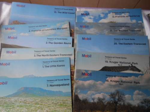 MOBIL "Treasury of Travel Series" by T.V. Bulpin.  11 soft covered booklets.