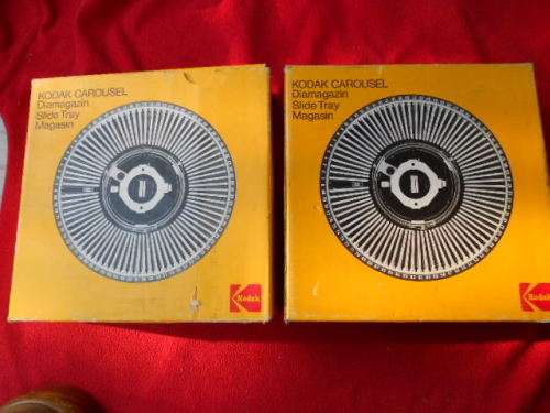 2 off Slide Carousels Kodak.  Condition: very good.