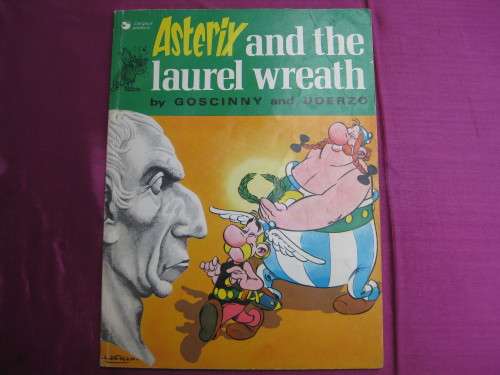 "Asterix and the laurel wreath"  Soft cover. 1976.