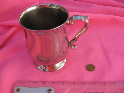 Metal beer mug - no markings or engravings.